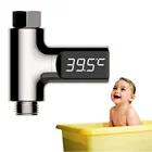 Детский душ, монитор температуры воды, цифровой светодиодный дисплей, Нагреватель температуры воды