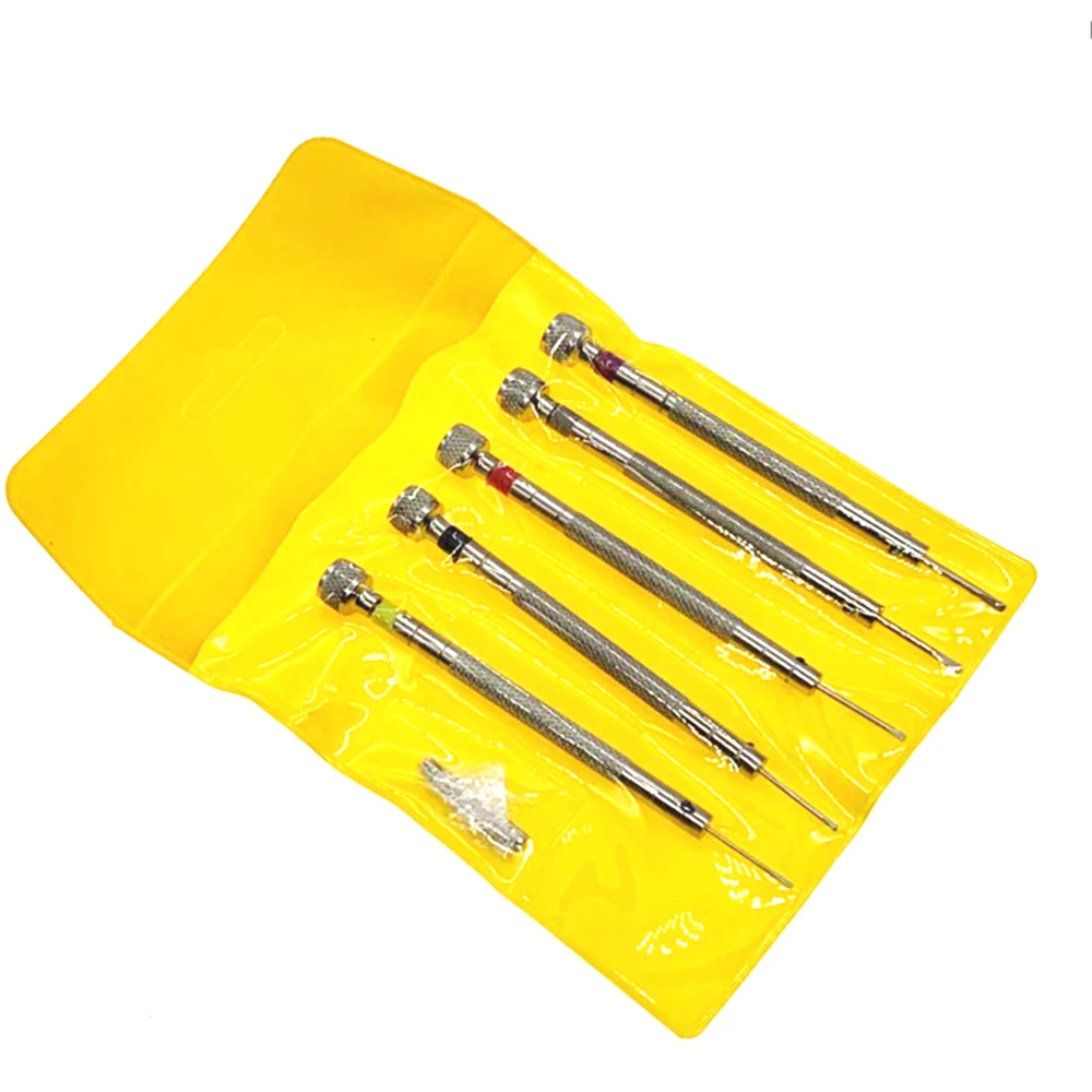 

5Pcs Mini Screwdrivers with 5Pcs Screwdriver Heads Set Disassembly Repair Tools for Mobile Phone/Laptop/Watch