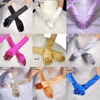 variety of colors bridal wedding accessories gloves bridal dress wedding womens white and red hot pink gold black blue bride