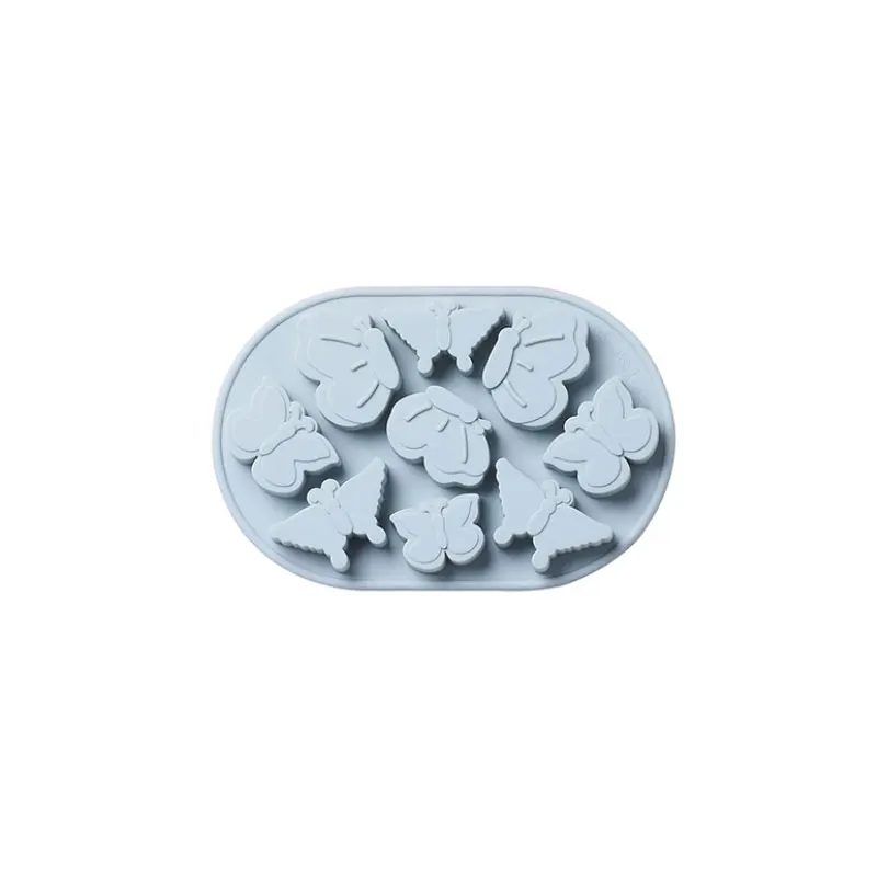 

9 grid butterfly cake mold DIY Halloween Easter Butterfly Chocolate Pudding Silicone Mold 3D Cake Decoration Tool