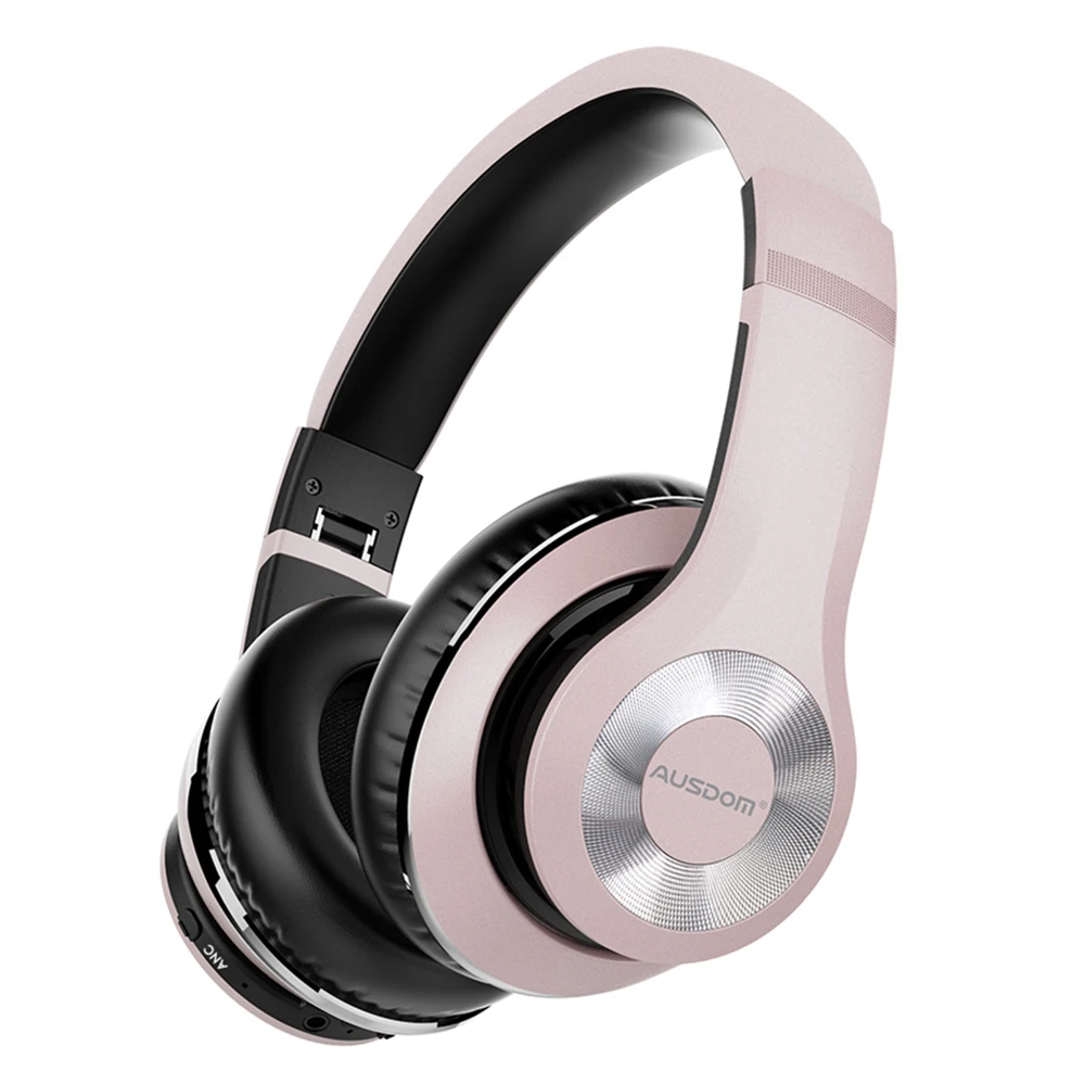 AUSDOM, новинка, ANC10 V5.0, беспроводные Bluetooth наушники, складные, активные, с шумоподавлением, беспроводные наушники, гарнитура с микрофоном для телефона