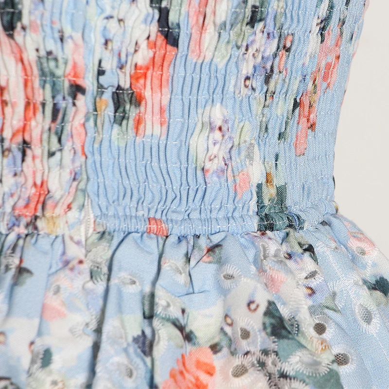 TWOTWINSTYLE Boho Ruffle Hem без рукавов белый кружевной топ Женская одежда Лето без бретелек Cami корейский Новое поступление