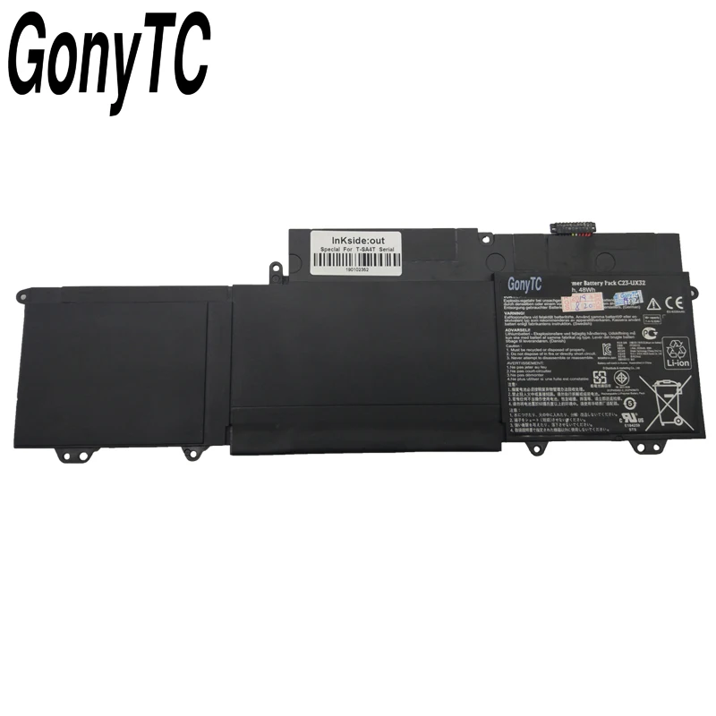 GONYTC натуральная 7 4 V 48Wh C23-UX32 Батарея для ASUS Zenbook UX32 UX32V UX32A UX32VD U38N UX32LA U38DT | Компьютеры