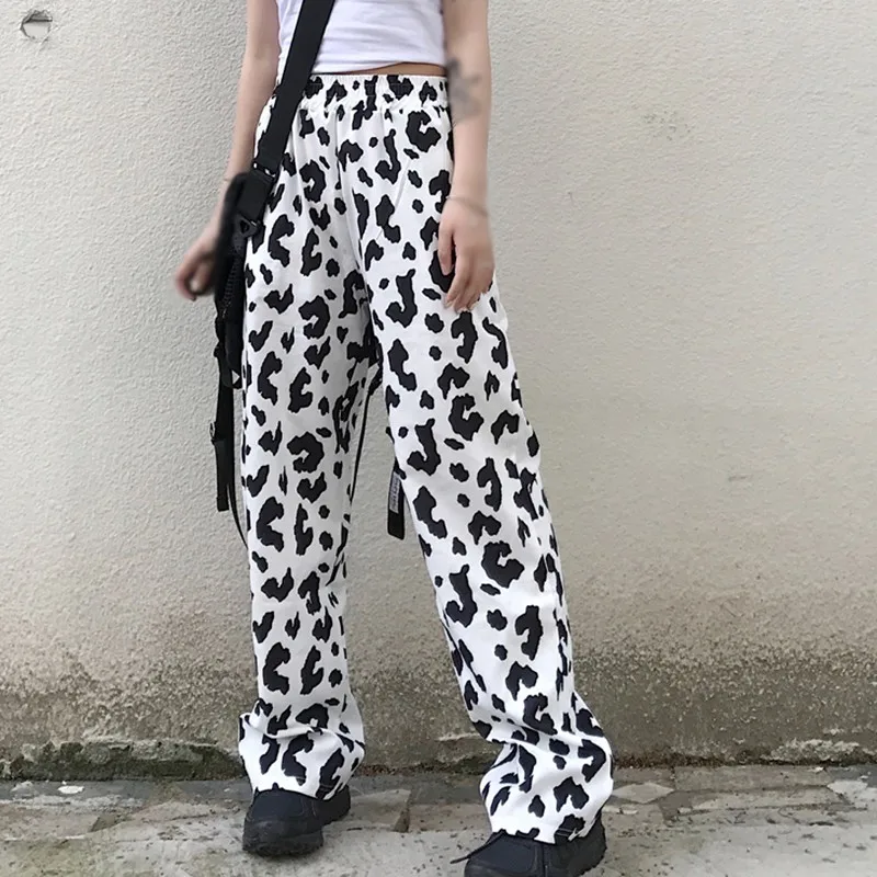 

2020 Women's Pants High Waist Drape Wide Leg Pants Loose Casual Pants Student Picture Color XL