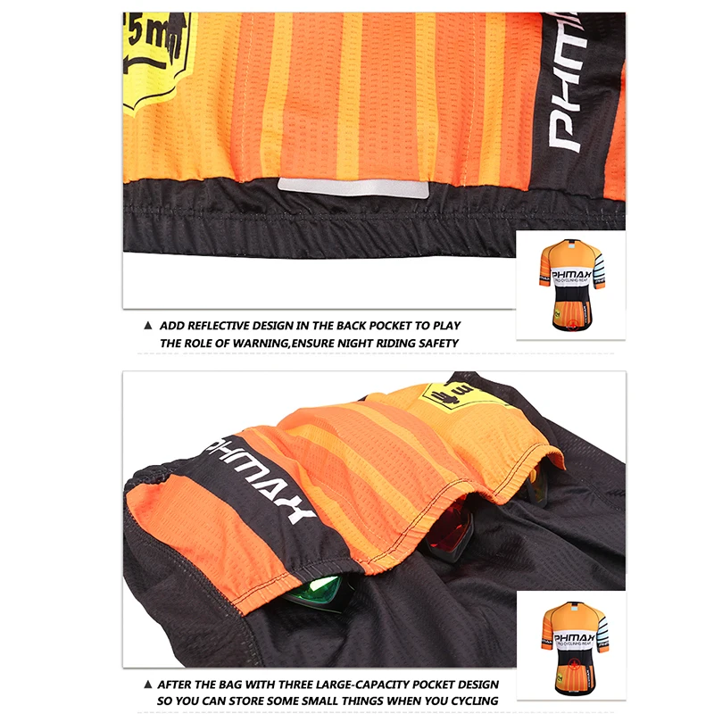

PHMAX Summer Short Sleeve Cycling Jersey MTB Bike Cycling Clothes Quick Dry Mountain Racing Bicycle Clothes Cycling Uniforms