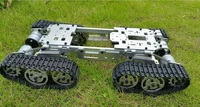 enhanced obstacle crossing intelligent crawler shock absorption tank chassi diy assembly