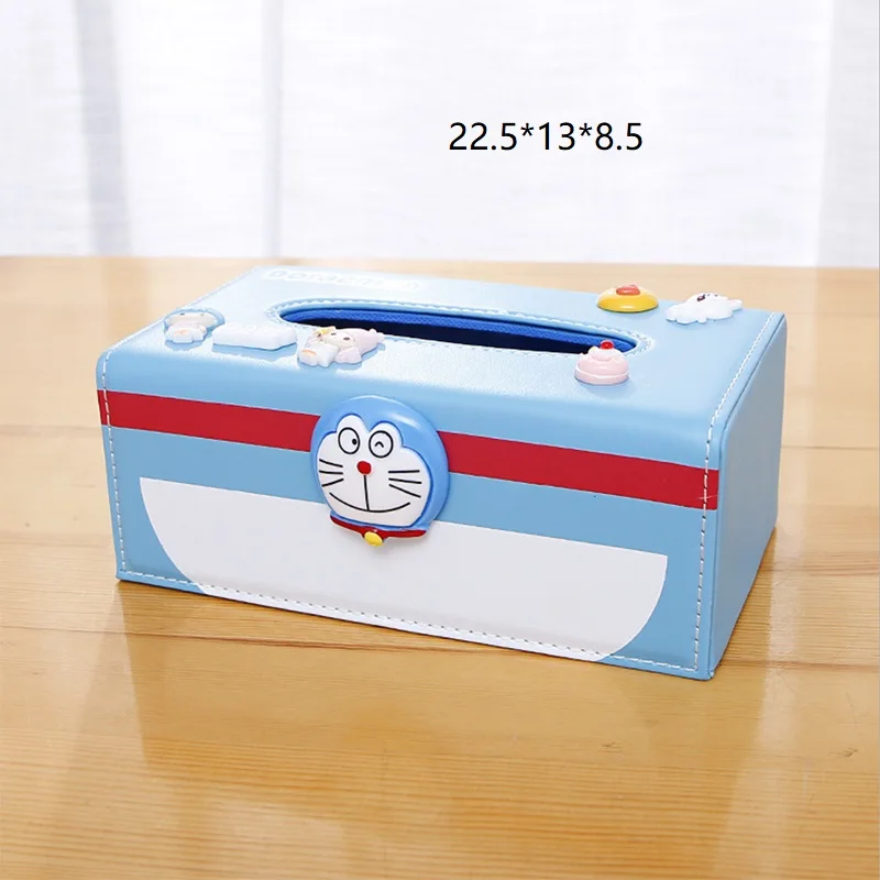 

Cartoon Tissue Boxes Bedroom Leather Tissue Case Modern Car Tissue Box Reusable Tissue Storage Box Kitchen Storage Tool Supply