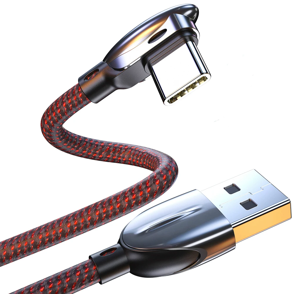 Кабель USB Type C 5A для Huawei P20 P30 Pro Honor 20 10 шнур быстрой зарядки и передачи данных