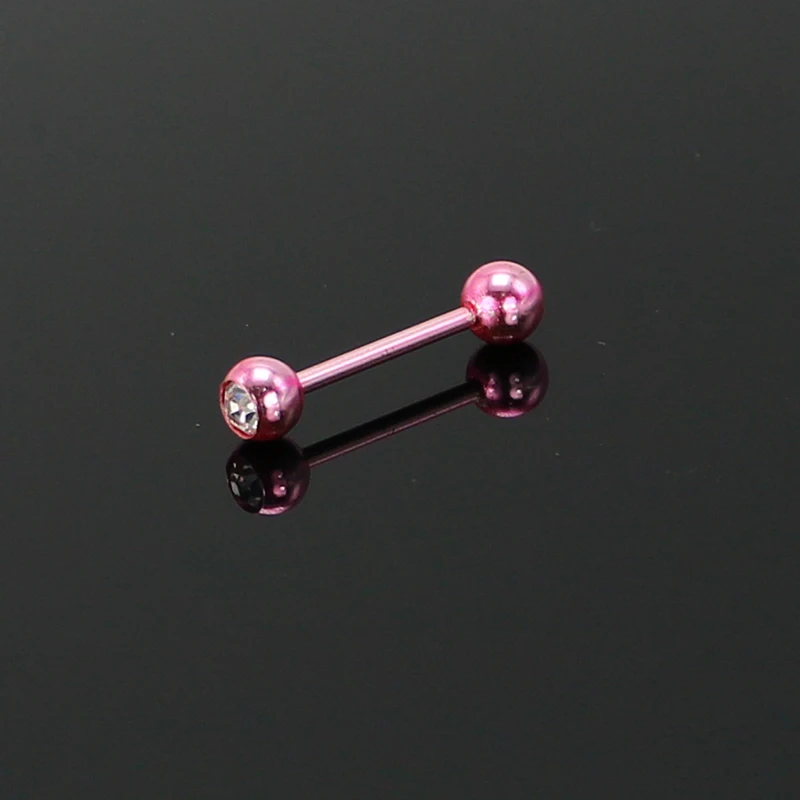 Модный Пирсинг из нержавеющей стали креативный двойной шарик пирсинг сосков