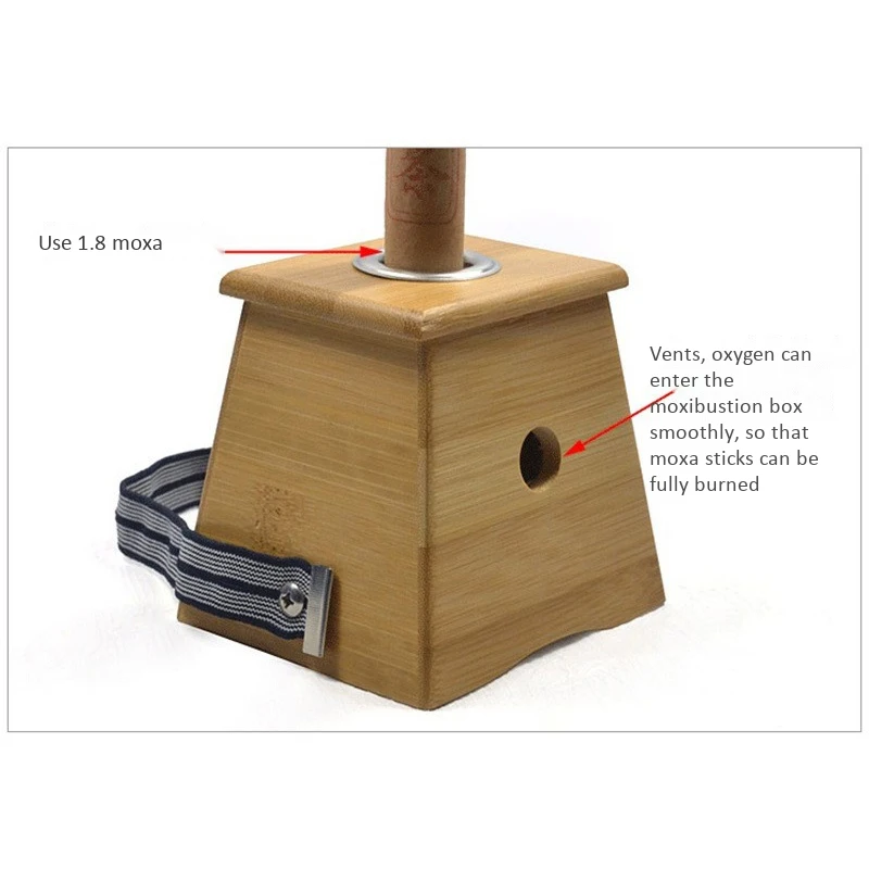 

Six Holes Bamboo Moxa Box Relaxation Roller Stick Holder Neck Arm Body Acupoint Massage Moxibuting Therapy Device