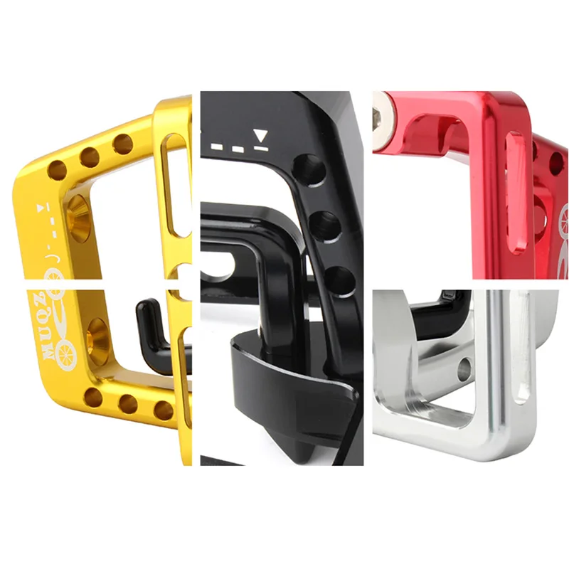 

Folding Bike Front Carrier Adapter Folding Bag Cargo Rack Bracket Aluminum Alloy Mount Base For Brompton Bike