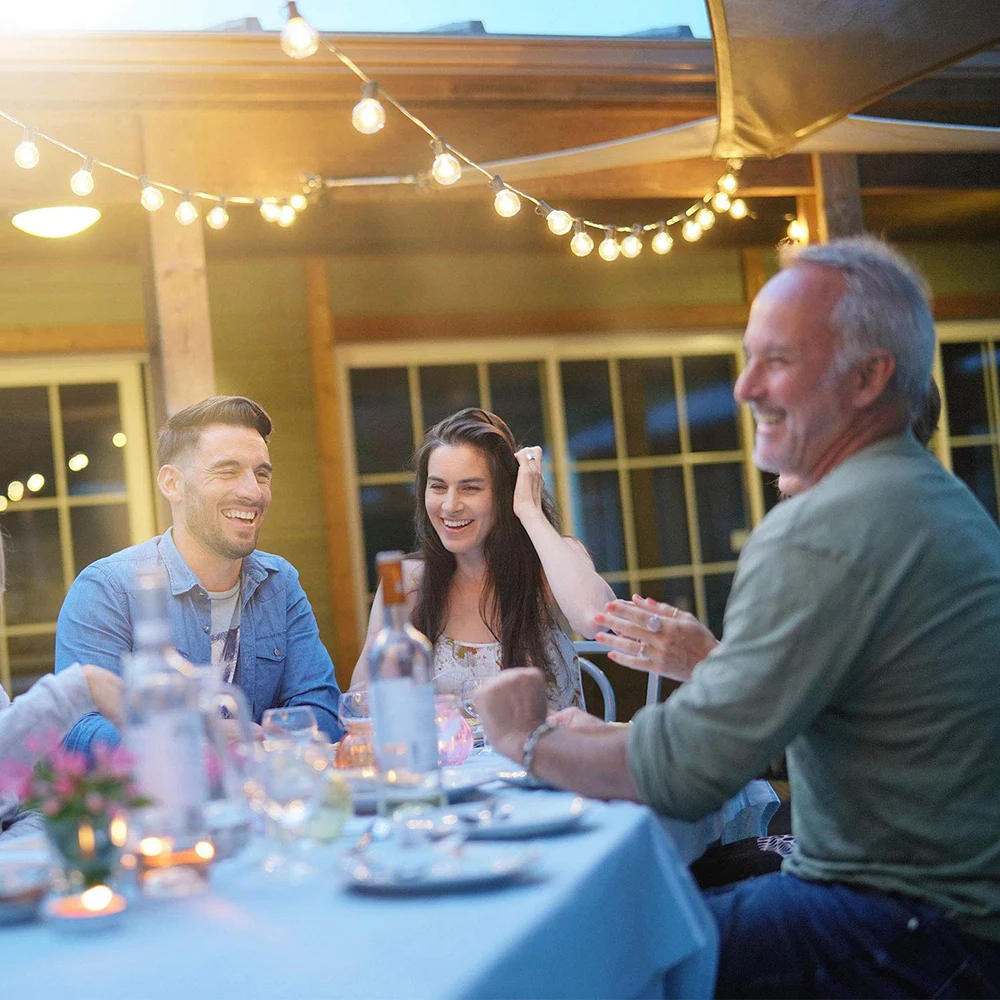 

12m 28 Bulbs Wedding String Fairy Light Christmas LED Globe Festoon Bulb Led Fairy String Light for Party Holiday Garden Garland