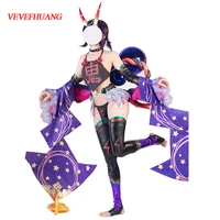 vevefhuang fate grand order shuten douji cosplay halloween costume zombie women sexy ghost clothing lingerie christmas party