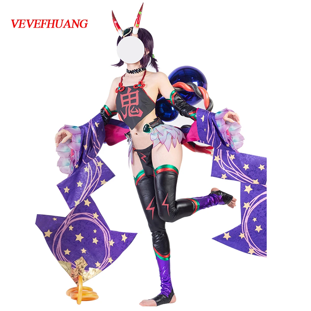 VEVEFHUANG Fate Grand Order Shuten Douji костюм для косплея на Хэллоуин Женская сексуальная одежда