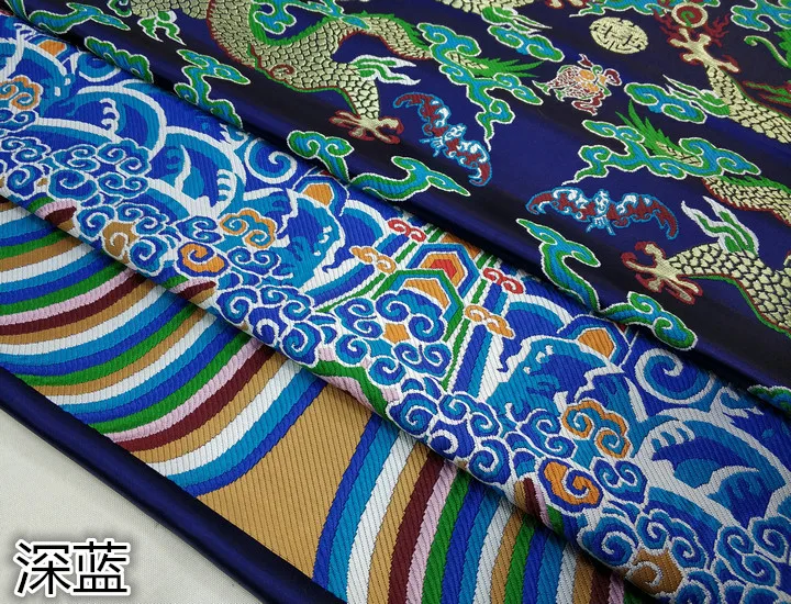 Подвеска дракон халат традиционная китайская куртка Cheongsam материал сценическое украшение прядильная ткань жаккардовая атласная парча ткань