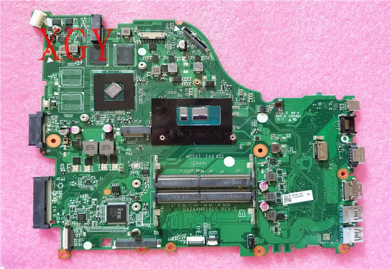 

Original FOR Acer E5-575 E5-575G DAZAAMB16E0 Notebook Motherboard SR2ZU i5-7200U N16S-GTR-B-A2 GPU 100% perfeito trabalho