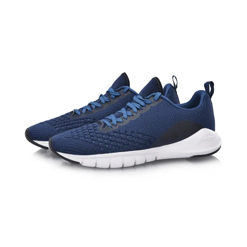 Мужские беговые кроссовки Li Ning дышащие из мягкой пряжи удобные Текстильные ARKN015