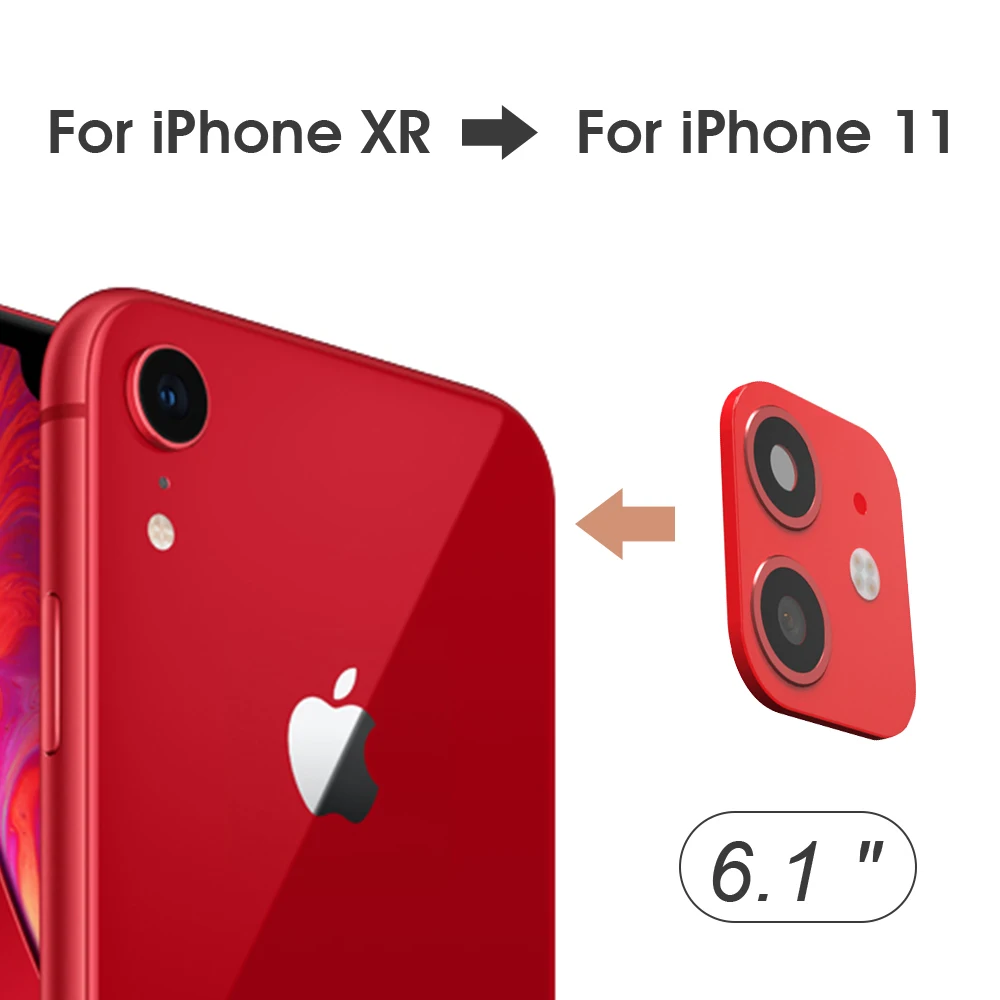 Сменный металлический защитный чехол для камеры iPhone XS X XR MAX из сплава с полным