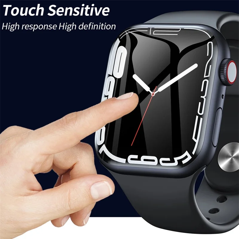 soft hydrogel full screen protector film for apple watch 7 6 se 5 45mm 44mm 40mm not glass for iwatch 4 3 2 1 42mm 41mm 38mm free global shipping