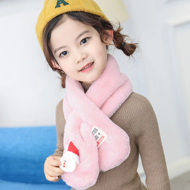Шарф детский из искусственного меха на зиму теплый мягкий | Детская одежда и