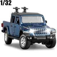 132 2021 gladiator rubicon toy vehicles model alloy toys 6 open door high simulation collection boy gift car kids