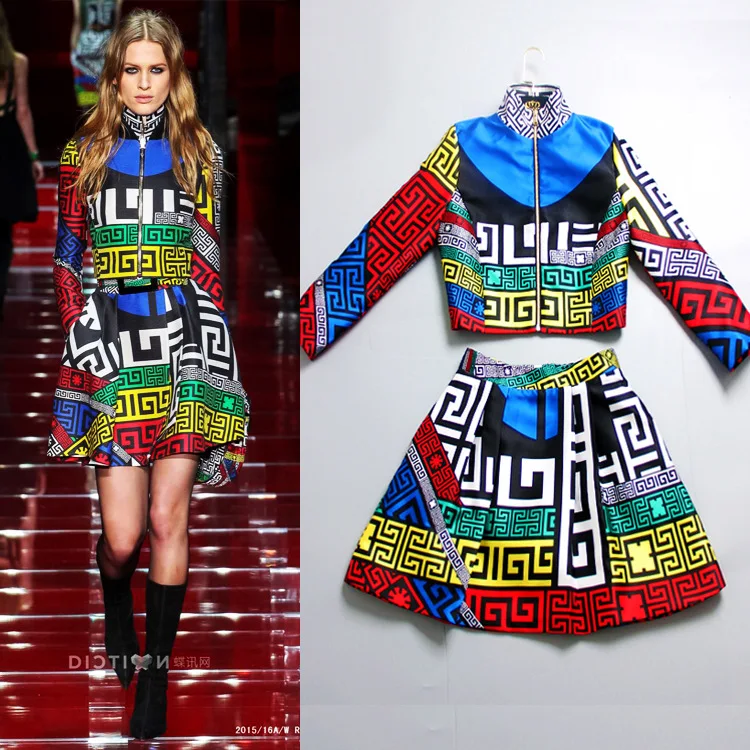 Новая Сексуальная Весенняя Осенняя подиумная короткая куртка на молнии + модная