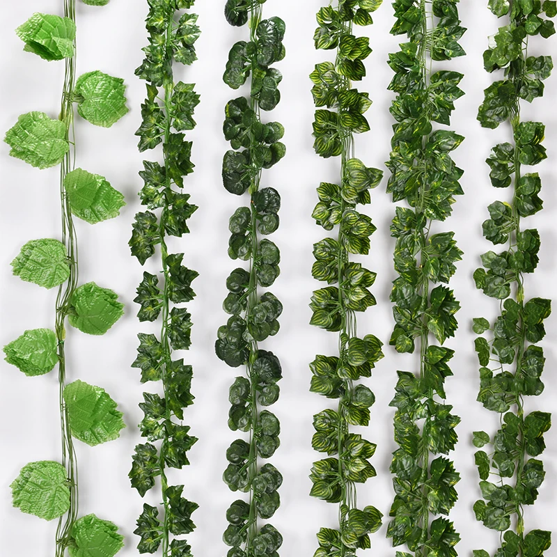 

Artificial Flowers, Grape Leaves, Vines, Leaves, Green Leaves, Green Plants, Decorative Flowers, Vines, Plastic Vines TwiningDiy