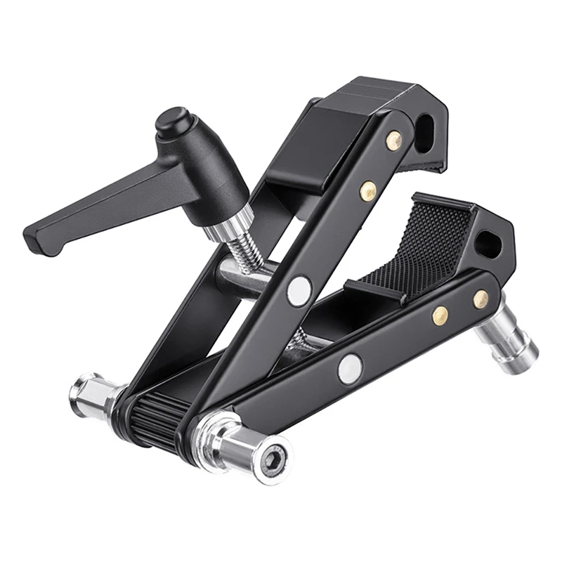 

Magic Clamp 3-Head Super Clamp Photographic Light Clamp Holder Multi-Function Clip with 1/4Inch Screw Load 12Kg