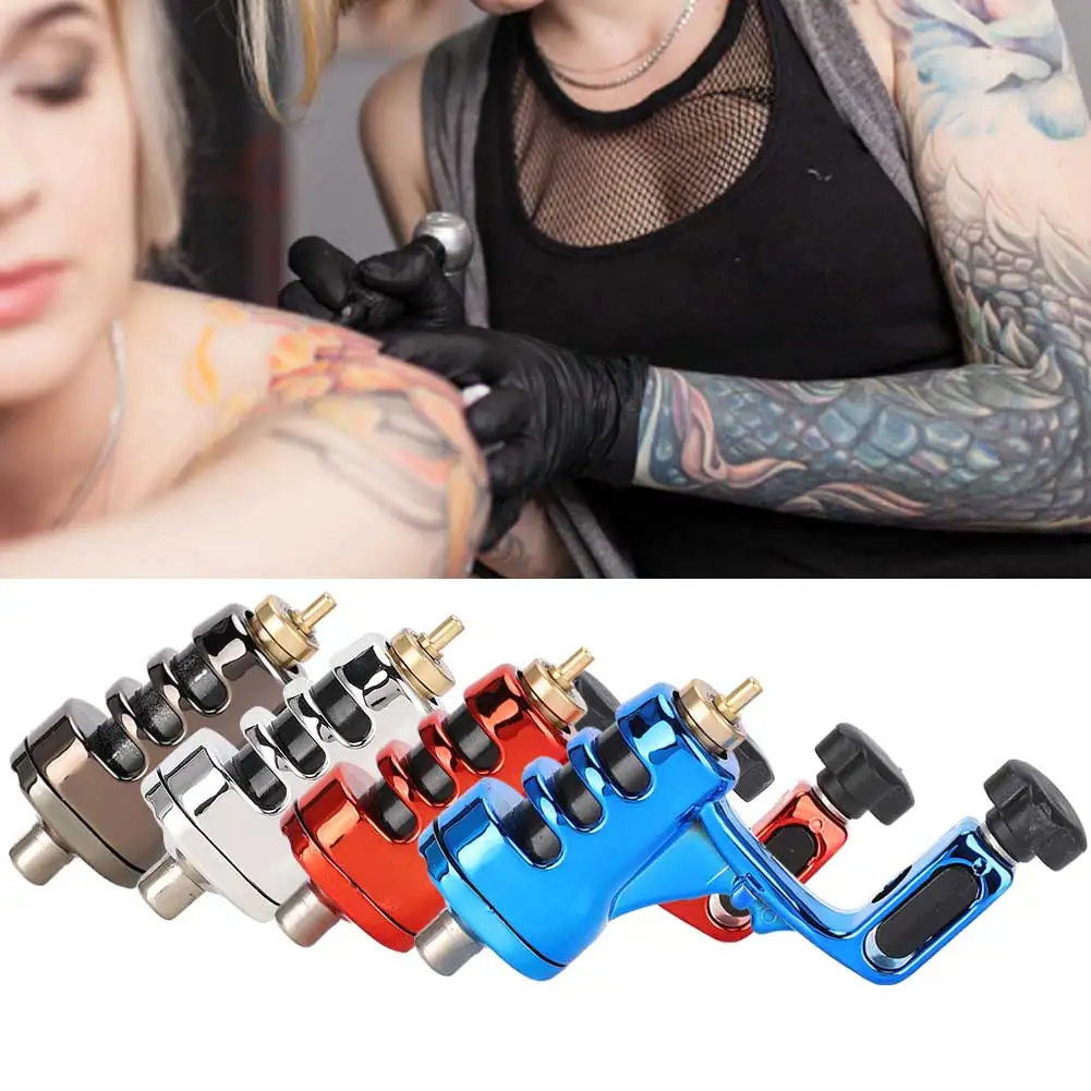 

4 Colors Professional Manual Pen RCA Tattoo Liner Shader Machine Device for Tattoo Artists Microblading Permanent Make Up Tools