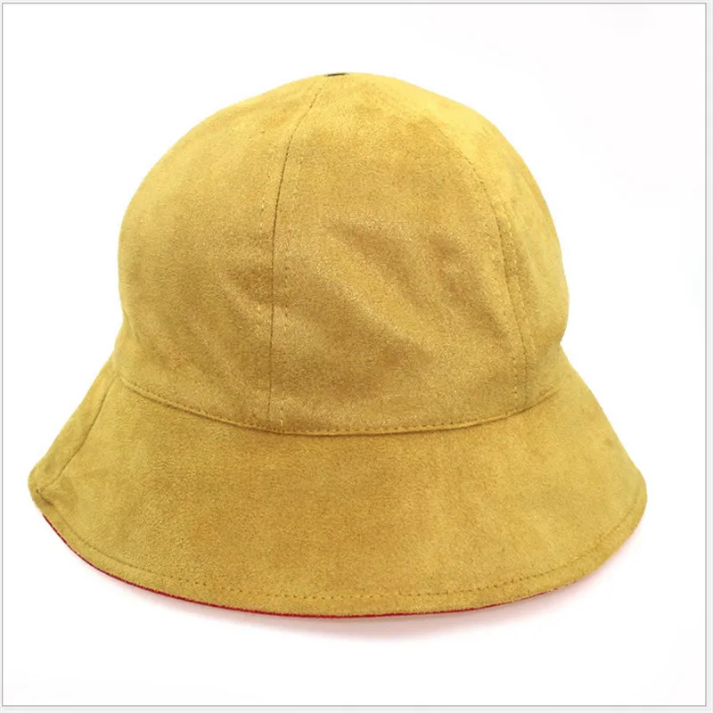 2019 двухсторонние бархатные шляпы для женщин повседневные однотонные женские