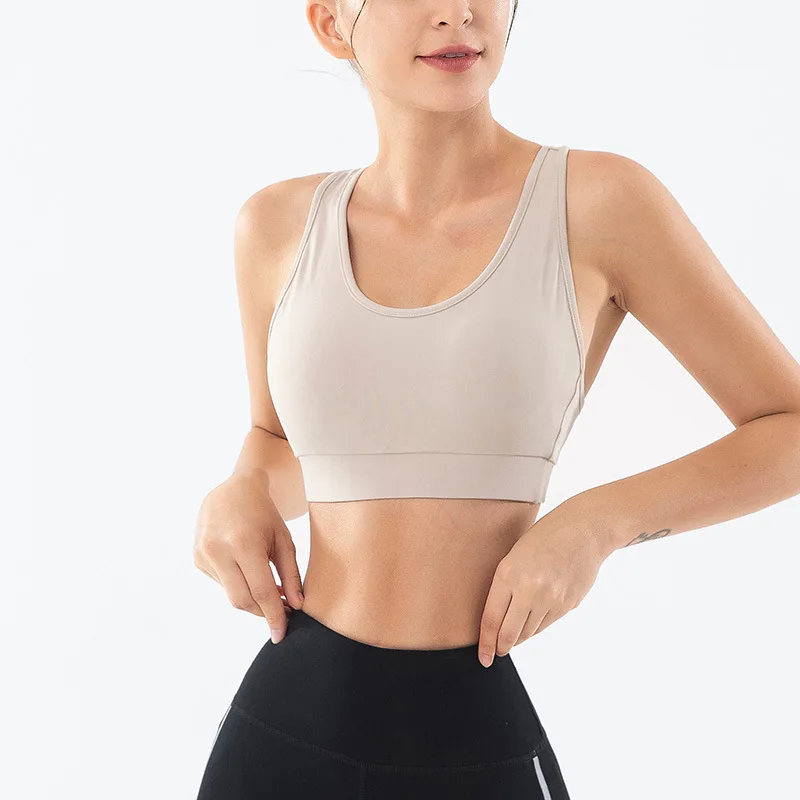 Женский Универсальный спортивный бюстгальтер Coolmax из нейлона и спандекса | Спорт
