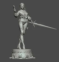 124 75mm 118 100mm resin model kits female soldier figure sculpture unpainted no color rw 436
