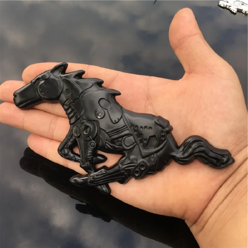3D Авто Наклейка металлическая бегущая лошадь Передняя решетка гриль грузовик капот эмблема значок для Ford Mustang автомобиль-Стайлинг Аксессуары
