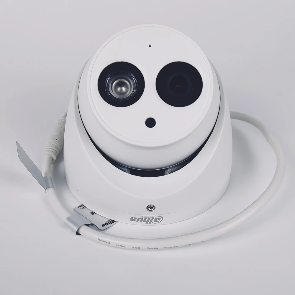 Оригинальная английская версия dahua Φ 8 Мп POE IR eyeball сетевая камера видеонаблюдения