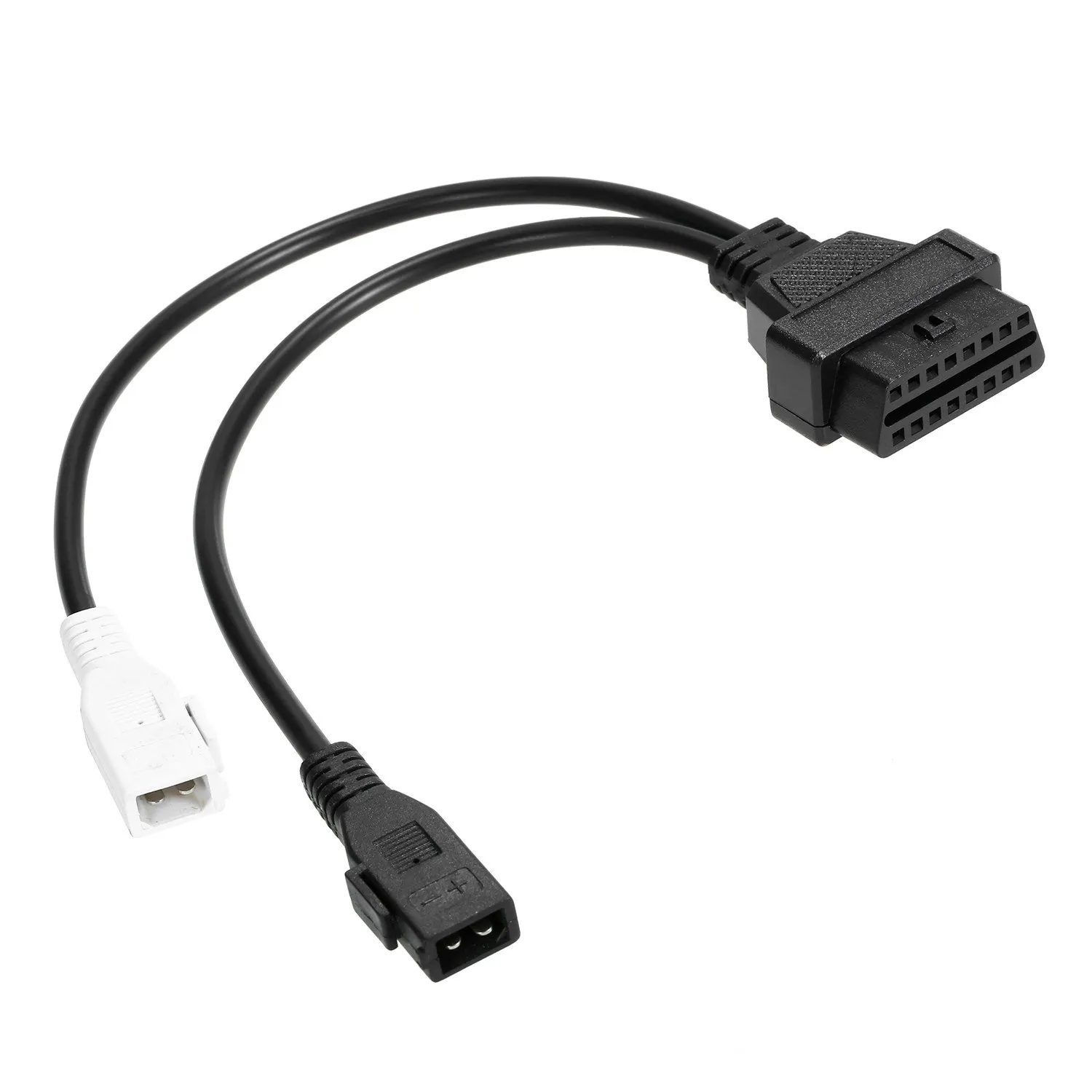 OBDII сплиттер удлинитель Женский адаптер 2 Pin к 16 кабель 30 см Замена для