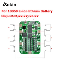 6s 15a 24v pcb bms protection board for 6 pack 18650 li ion lithium battery cell module diy kit