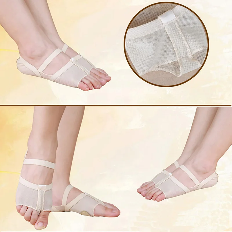 USHINE professional full foot pad workout belly fitness ballet dance ballet yoga dance socks ballet shoes woman