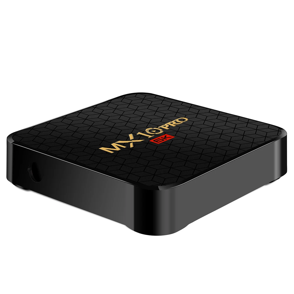 ТВ-приставка MX10 PRO Android 9 0 4 Гб RAM 32 64 ROM Allwinner H6 четырехъядерный медиаплеер 2 4G Wifi USB 3 6K