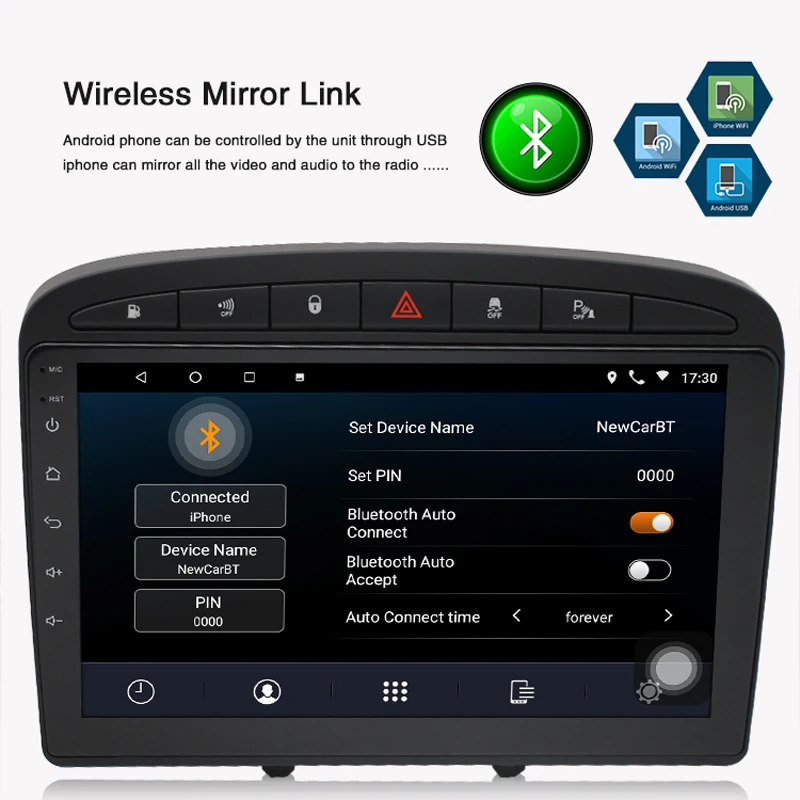 2 Din Android 8 1 9 дюймов Автомобильный мультимедийный плеер стерео радио WIFI 2G + 32G GPS