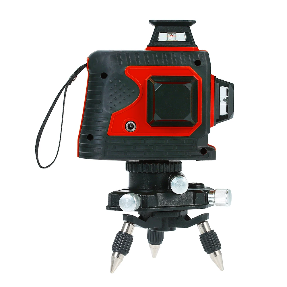 Профессиональный 12-линейный красный лазерный уровень с сенсорным управлением