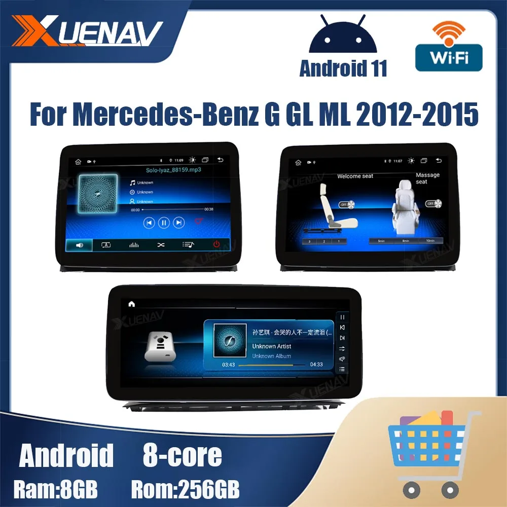 

Android 11 Carplay Car Multimedia Radio For Mercedes Benz G GL ML 2012 2013 2014 2015 GPS Navigation