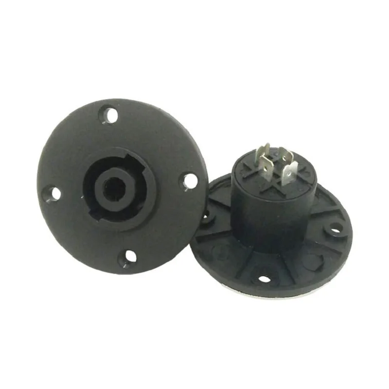 Круглый 4 контактный динамик гнездовой разъем мама аудио усилитель Кабельный Canon