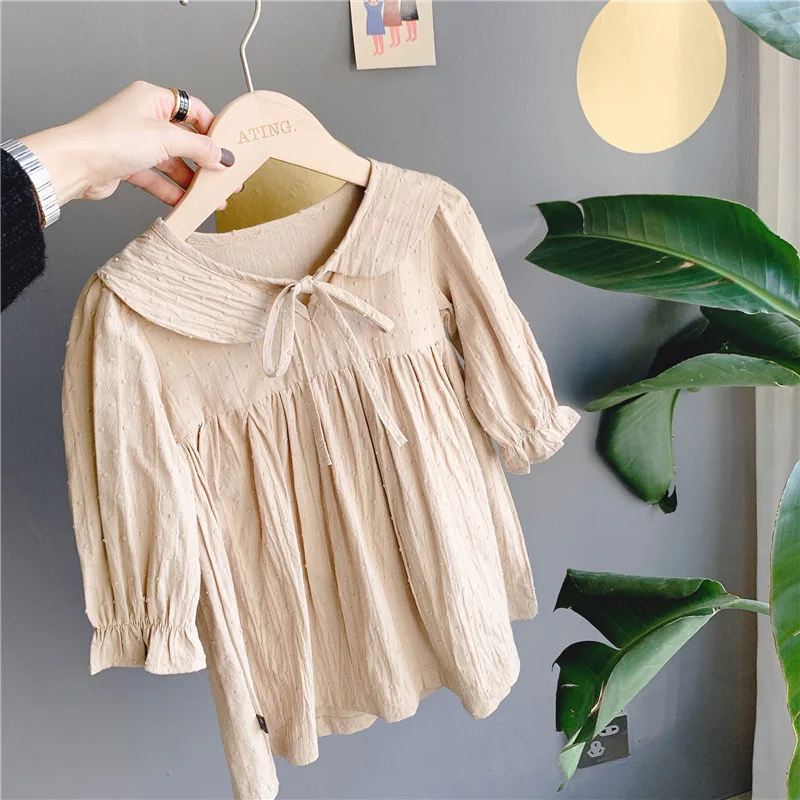 Весна-Осень 2020 Новое поступление хлопковое платье принцессы в Корейском стиле с