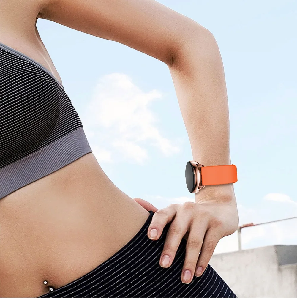 2020 ремешок для часов Samsung Galaxy Watch Active 20 мм Gear S2 Classic/Gear Sports Ticwatch 2 сменный