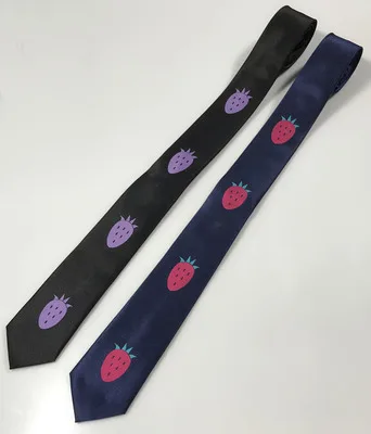 Японский галстук с рисунком аниме шейный мотивом невероятных приключений Джоджо