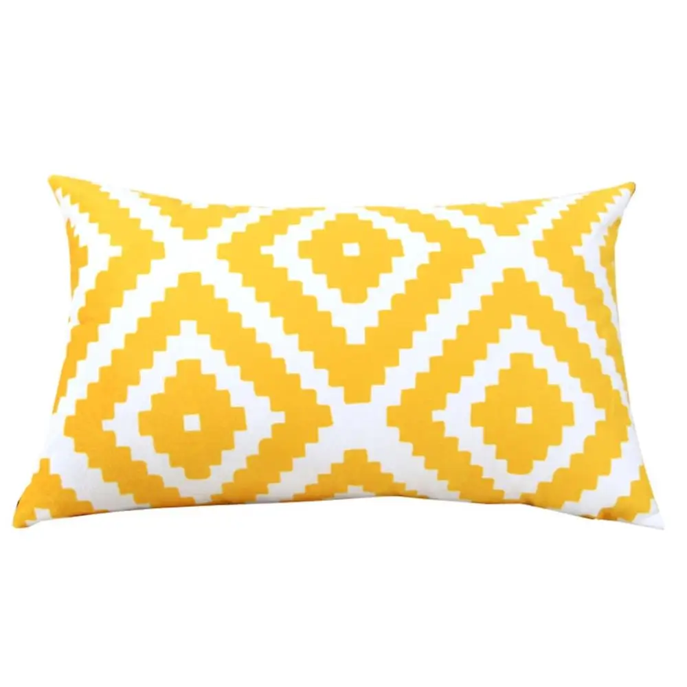 

Geometric Short Plush Pillowcase 30*50cm Rectangle Throw Pillow Case Super Soft Pillowcases Washable Home Bed Decor