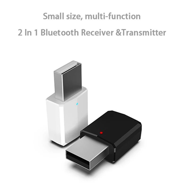 2 в 1 Bluetooth 5 0 аудио приемник передатчик беспроводной адаптер Мини 3 мм AUX Стерео для