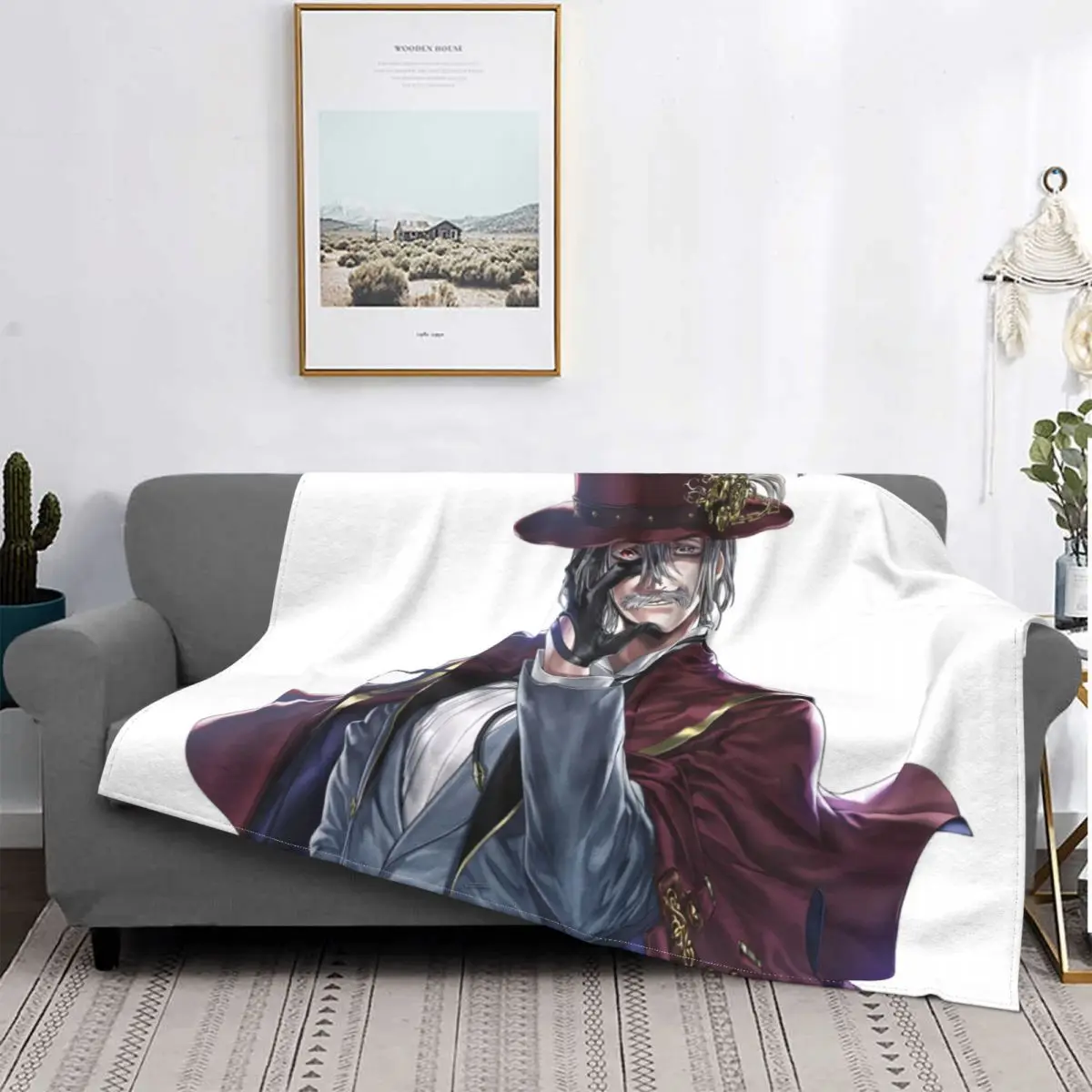 

Record of Ragnarok Netflix Action Anime Blanket Flannel Decoration Jack Portable Home Bedspread