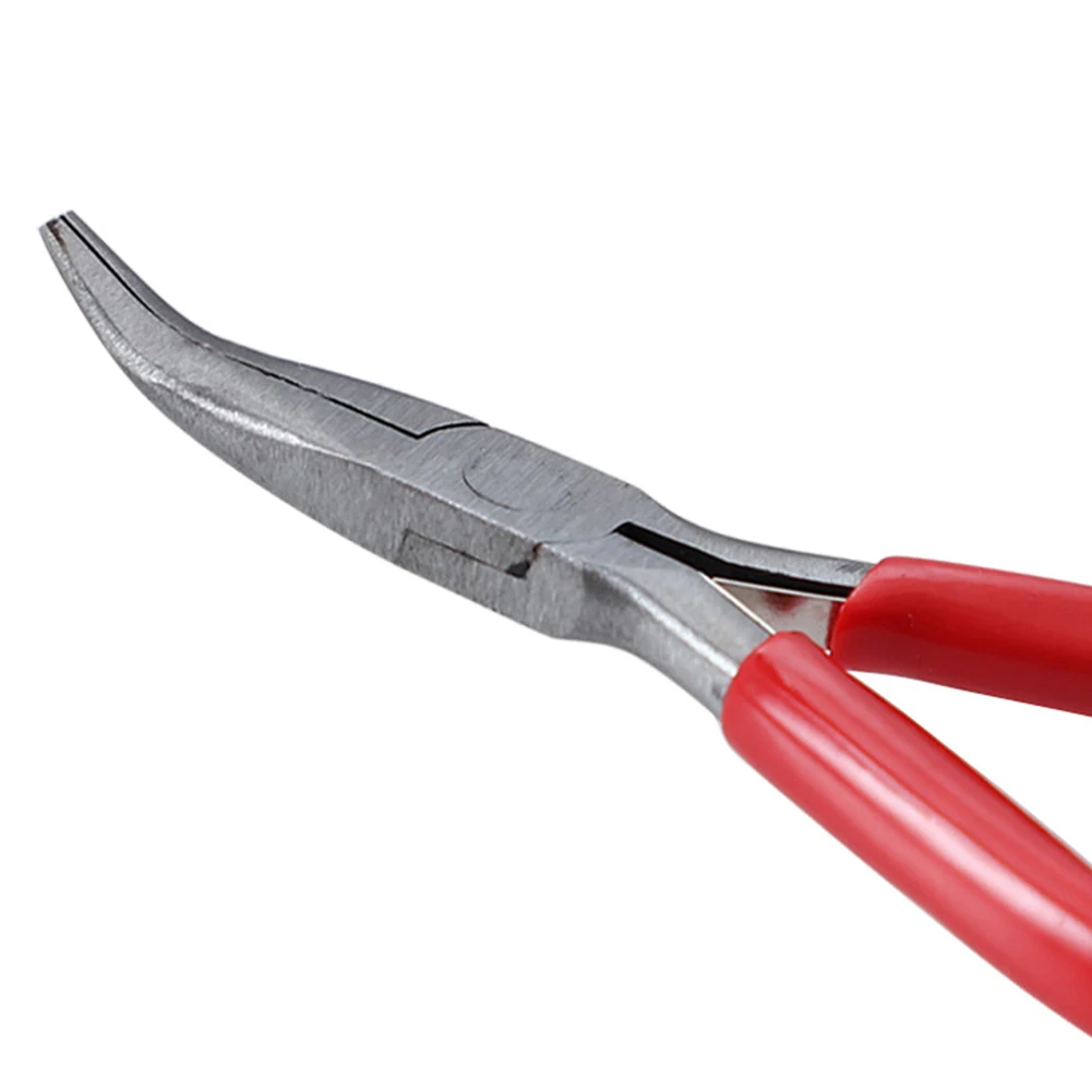 

3pcs Crafts Jewelry Pliers Kit Durable Wire Looping Nylon Jaw Carbon Steel Practical Bail Making Bent Nose Multifunction 6 In 1