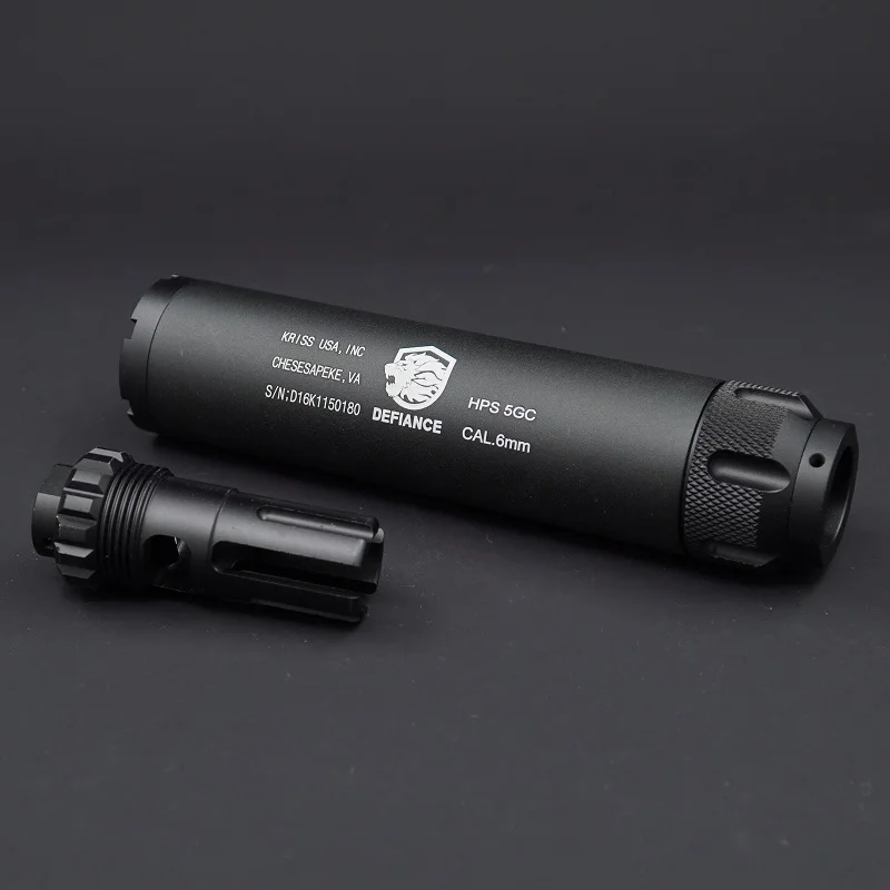 14 мм CCW резьба металла KRISS depf супрессор для гелевых шаров blaster airsoft AEG
